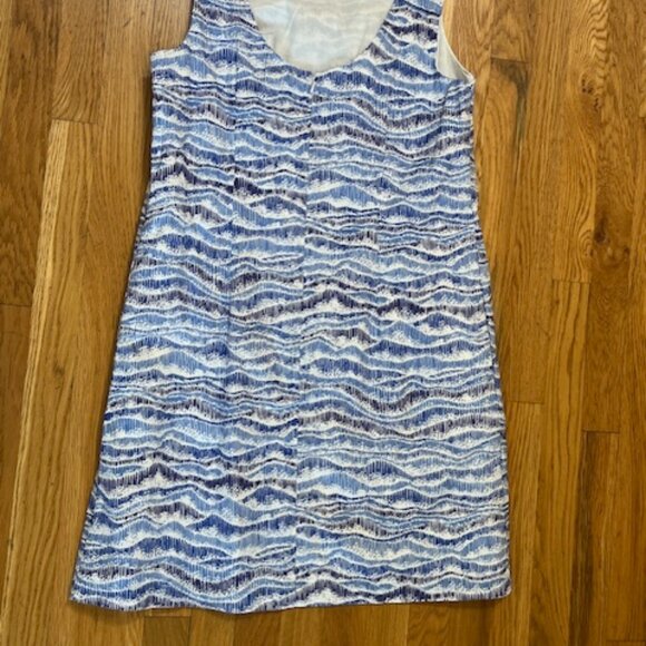 Tori Richard Honolulu Dagmar Dress Calm Seas Size 12 NWT - Picture 9 of 11